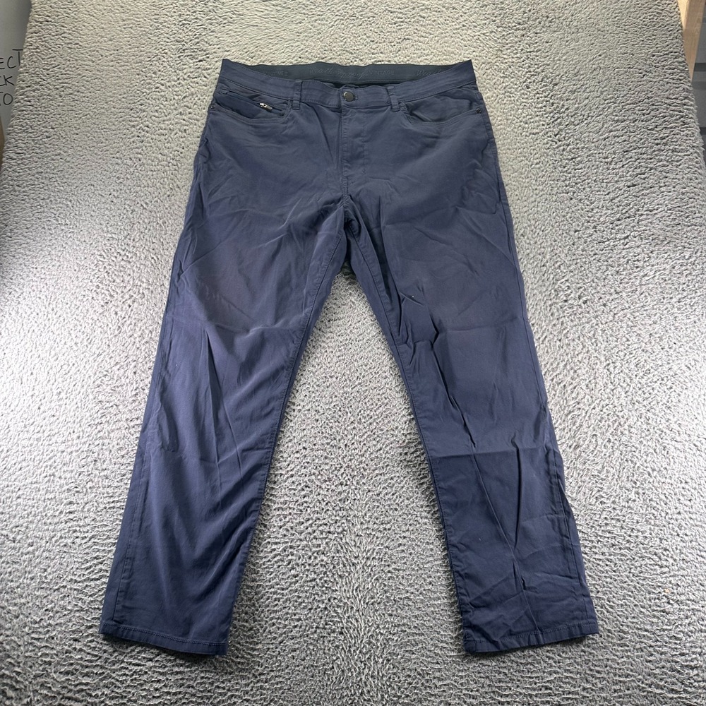 Weatherproof‎ Vintage Pant Mens 38x30 Blue Nylon Windbreaker Hiking Gorpcore